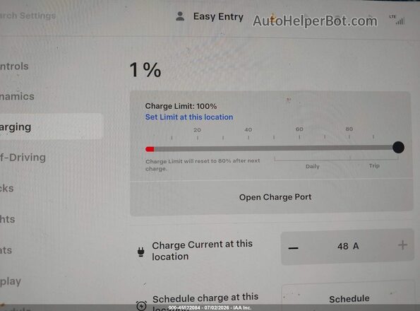 7SAYGDEF0NF548949 2022 TESLA MODEL Y Black 