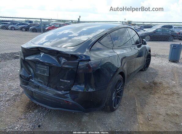 7SAYGDEF0PF668575 2023 TESLA MODEL Y Black Задня права чверть