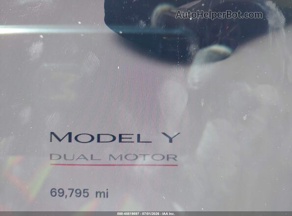 7SAYGDEF0PF668575 2023 TESLA MODEL Y Black Вид задніх сидінь