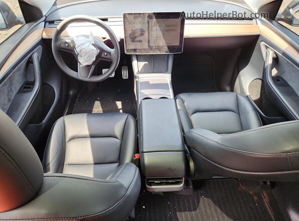 7SAYGDEF0RA289348 2024 TESLA MODEL Gray წინა პანელის ხედი