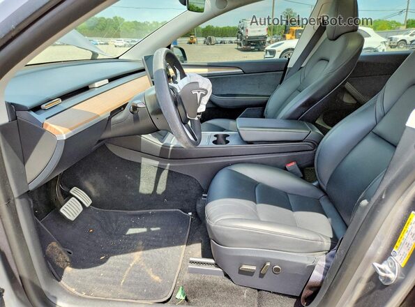 7SAYGDEF0RA289348 2024 TESLA MODEL Gray წინა სალონის ხედი