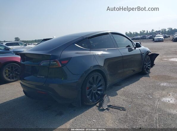 7SAYGDEF0RF052491 2024 TESLA MODEL Y Gray Tył prawy