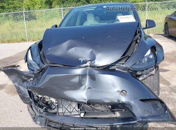 7SAYGDEF0RF052491 2024 TESLA MODEL Y Gray Widok z tyłu