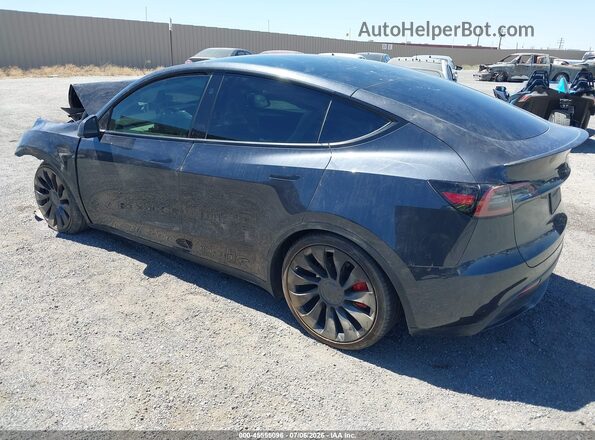 7SAYGDEF0SF237579 2025 TESLA MODEL Y Серый Задняя левая четверть
