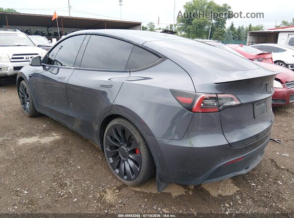 7SAYGDEF1NF394655 2022 TESLA MODEL Y Gray Հետևի ձախ