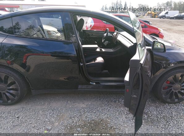 7SAYGDEF1NF507584 2022 TESLA MODEL Y Black Սալոնի դիմացի տեսք