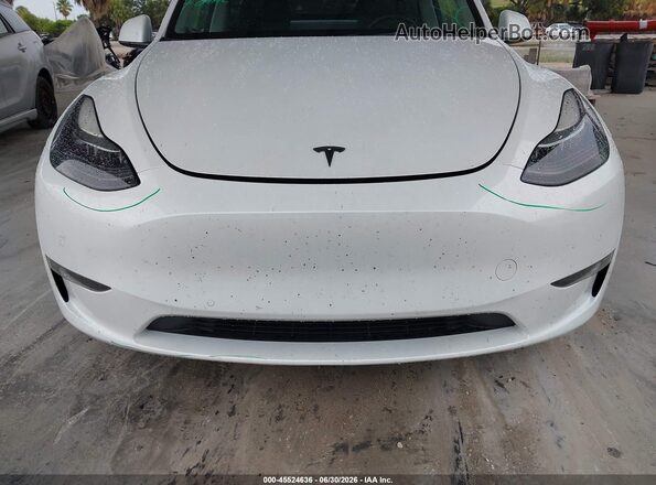 7SAYGDEF1NF517533 2022 TESLA MODEL Y White Widok z przodu