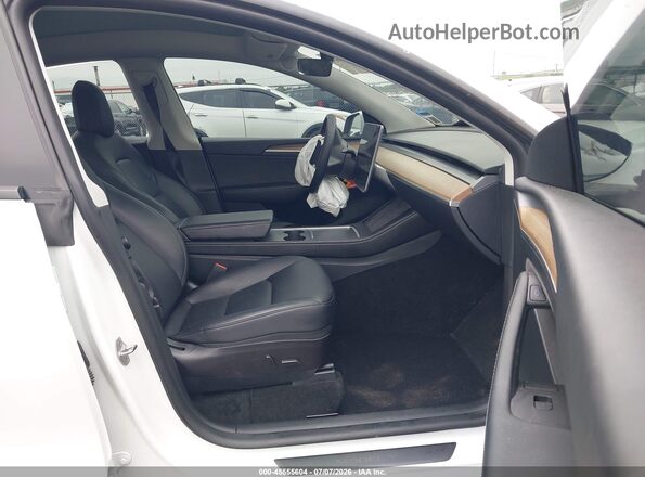 7SAYGDEF1NF540956 2022 TESLA MODEL Y White Սալոնի դիմացի տեսք