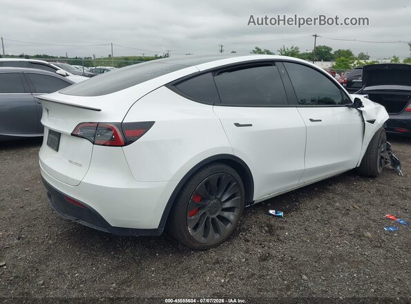 7SAYGDEF1NF540956 2022 TESLA MODEL Y White Հետևի աջ