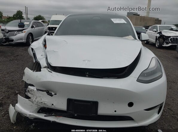 7SAYGDEF1NF540956 2022 TESLA MODEL Y White Առջևի վահանակի տեսք