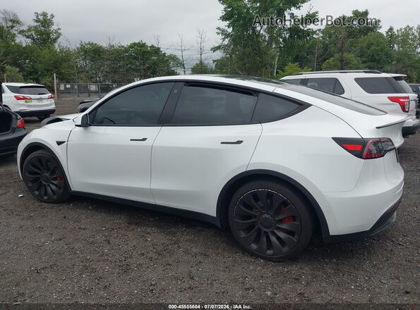 7SAYGDEF1NF540956 2022 TESLA MODEL Y White Սալոնի հետևի տեսք