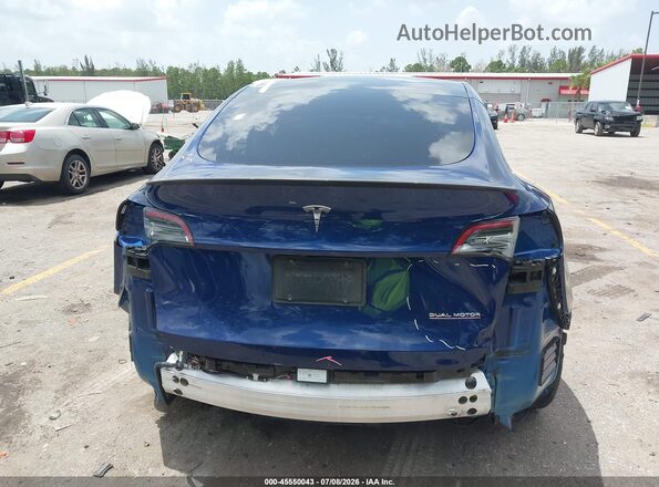 7SAYGDEF1NF562617 2022 TESLA MODEL Y Blue Front view