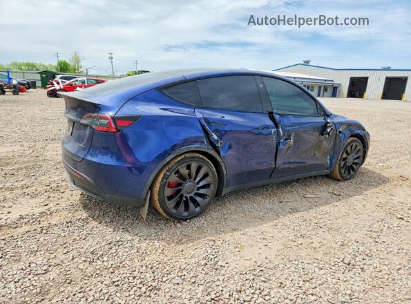 7SAYGDEF1PF856893 2023 TESLA MODEL Blue Tył prawy