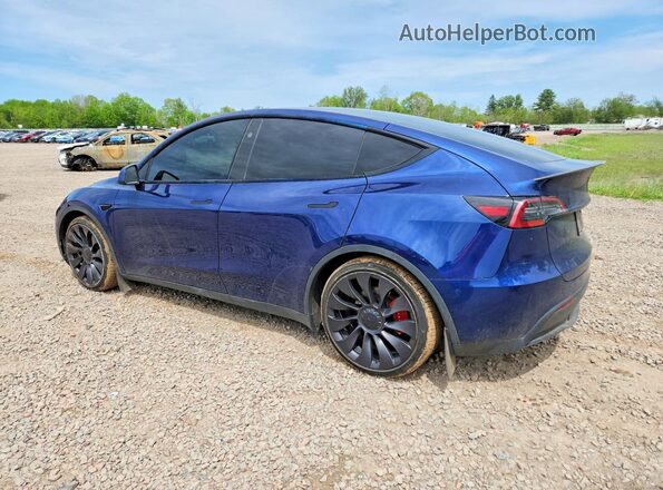 7SAYGDEF1PF856893 2023 TESLA MODEL Blue Tył lewy