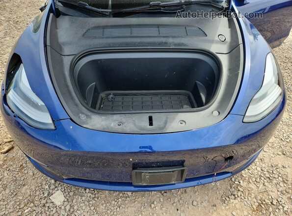 7SAYGDEF1PF856893 2023 TESLA MODEL Blue Widok komory silnika