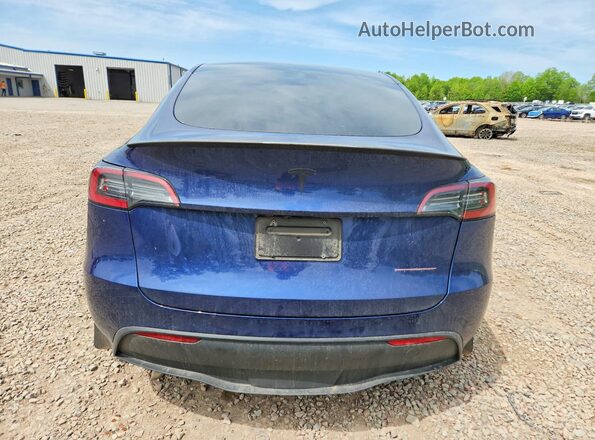 7SAYGDEF1PF856893 2023 TESLA MODEL Blue Widok z tyłu