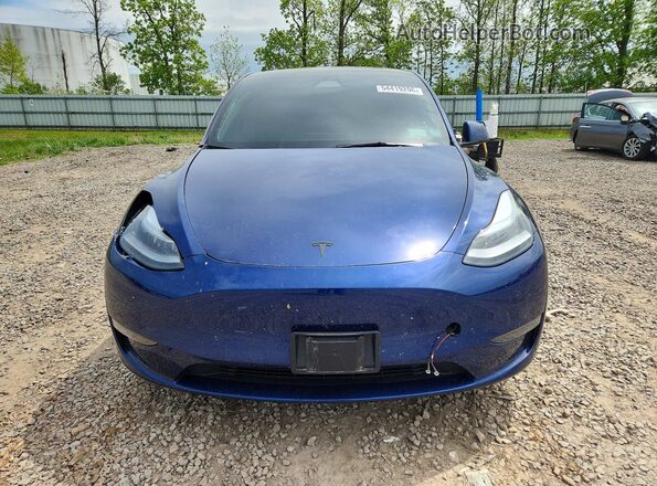 7SAYGDEF1PF856893 2023 TESLA MODEL Blue Widok z przodu