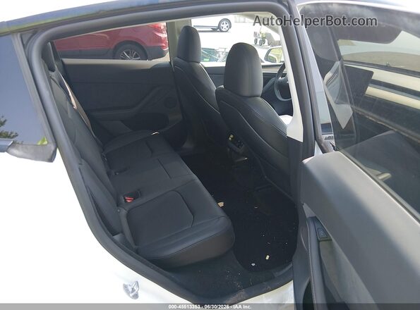 7SAYGDEF1PF868932 2023 TESLA MODEL Y White Вид наклейки з VIN-кодом
