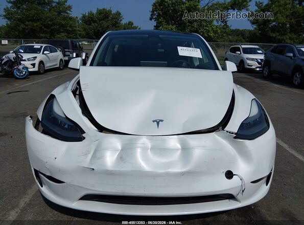 7SAYGDEF1PF868932 2023 TESLA MODEL Y White Вид панелі приладів