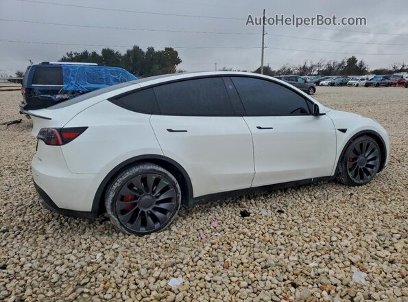 7SAYGDEF1RF042987 2024 TESLA MODEL Белый Задняя правая четверть