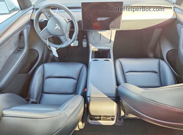 7SAYGDEF1RF181551 2024 TESLA MODEL White წინა პანელის ხედი