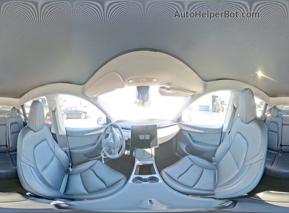 7SAYGDEF1RF181551 2024 TESLA MODEL White სალონის 360-გრადუსიანი ხედი