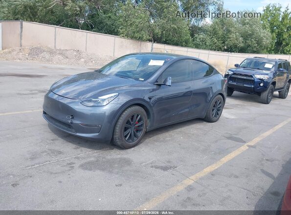 7SAYGDEF2NF343696 2022 TESLA MODEL Y Gray Передня ліва чверть