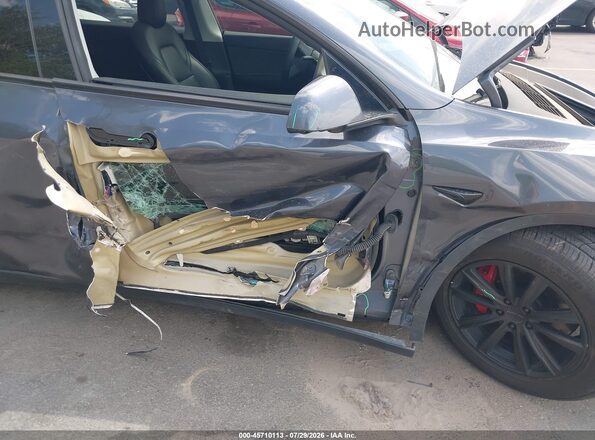7SAYGDEF2NF343696 2022 TESLA MODEL Y Gray Вид спереду