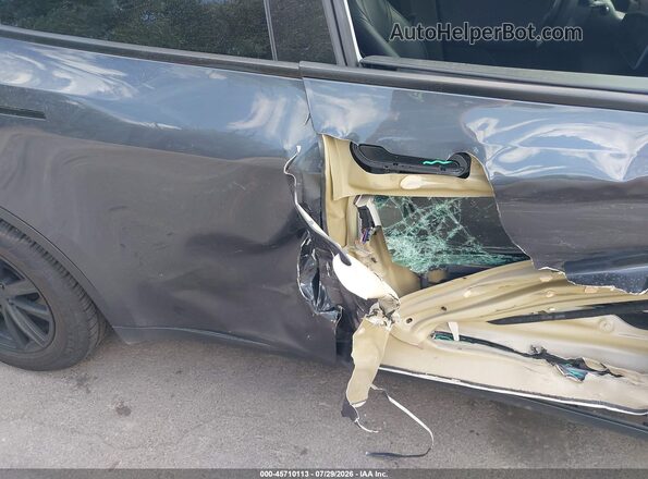 7SAYGDEF2NF343696 2022 TESLA MODEL Y Gray Вид задньої частини салону