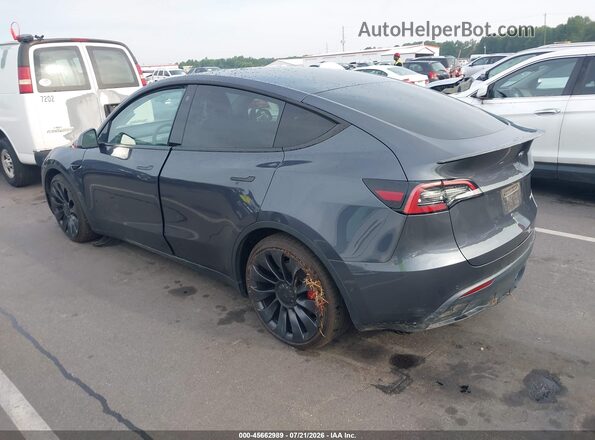 7SAYGDEF2NF366122 2022 TESLA MODEL Y Серый Задняя левая четверть