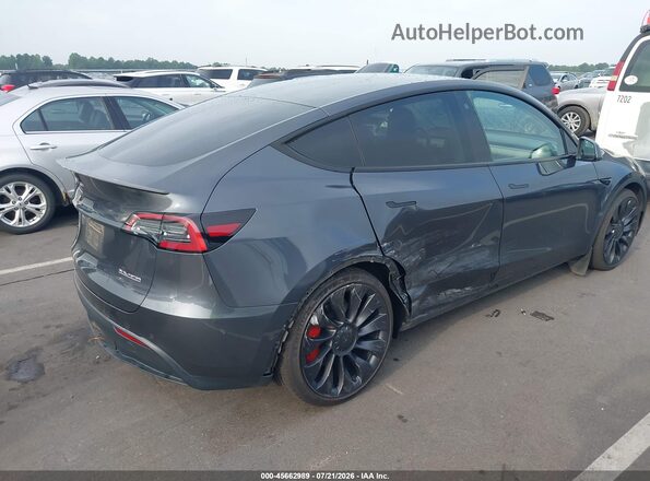7SAYGDEF2NF366122 2022 TESLA MODEL Y Серый Задняя правая четверть