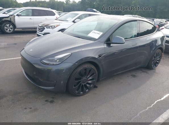 7SAYGDEF2NF366122 2022 TESLA MODEL Y Серый Передняя левая четверть