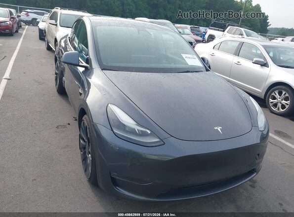 7SAYGDEF2NF366122 2022 TESLA MODEL Y Серый Вид щитка приборов