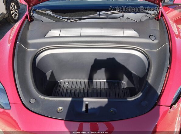 7SAYGDEF2NF455480 2022 TESLA MODEL Y Red Вид ззаду