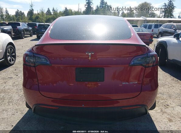 7SAYGDEF2NF455480 2022 TESLA MODEL Y Red 