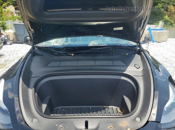 7SAYGDEF2PF764305 2023 TESLA MODEL Black Вид задньої частини салону