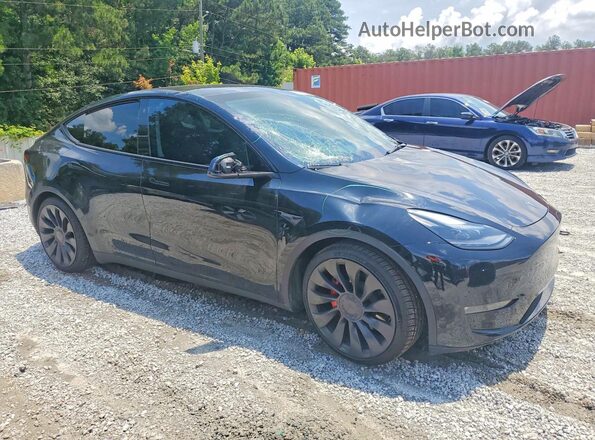 7SAYGDEF2PF764305 2023 TESLA MODEL Black Передня права чверть