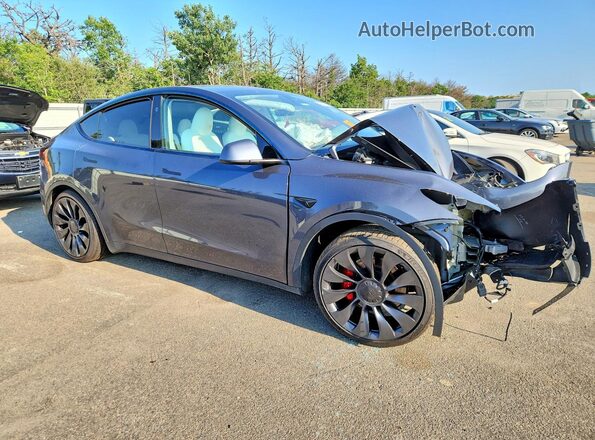 7SAYGDEF2PF968117 2023 TESLA MODEL Charcoal Front right