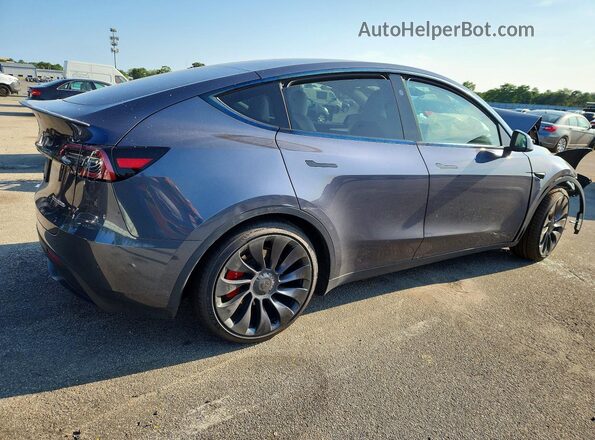 7SAYGDEF2PF968117 2023 TESLA MODEL Charcoal Rear right
