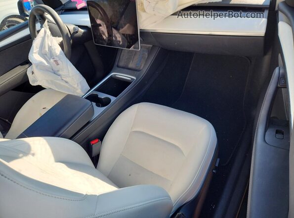 7SAYGDEF2PF968117 2023 TESLA MODEL Charcoal Dashboard view