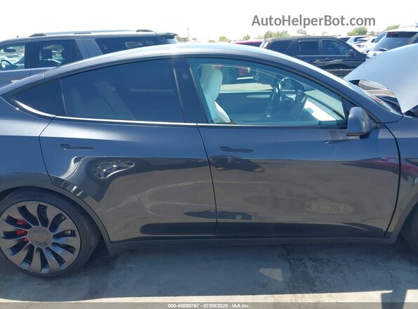 7SAYGDEF2SF311570 2025 TESLA MODEL Y Черный Вид задней части салона