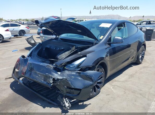 7SAYGDEF2SF311570 2025 TESLA MODEL Y Черный Вид спереди