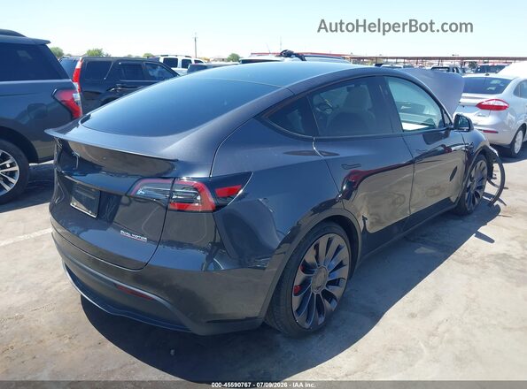 7SAYGDEF2SF311570 2025 TESLA MODEL Y Черный Задняя правая четверть