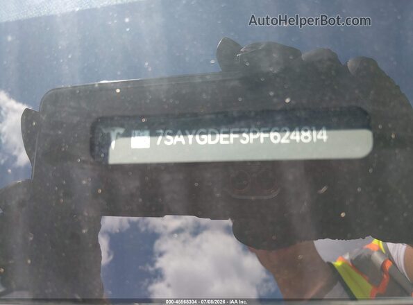7SAYGDEF3PF624814 2023 TESLA MODEL Y Красный Вид подкапотного пространства