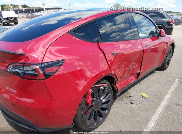 7SAYGDEF3PF624814 2023 TESLA MODEL Y Красный 
