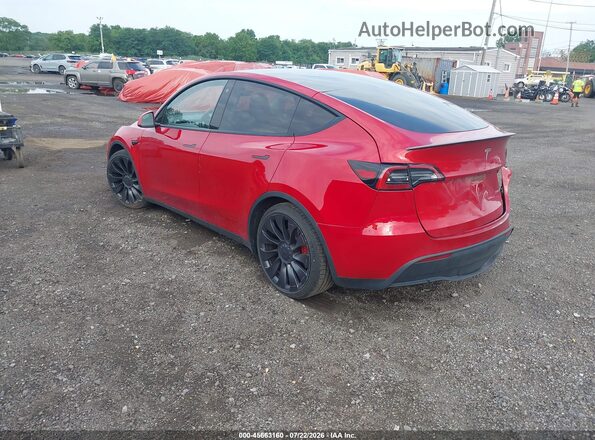 7SAYGDEF3PF773627 2023 TESLA MODEL Y Red Հետևի ձախ