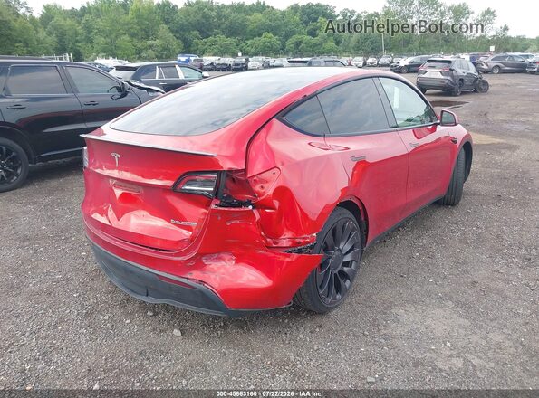 7SAYGDEF3PF773627 2023 TESLA MODEL Y Red Դիմացի տեսք