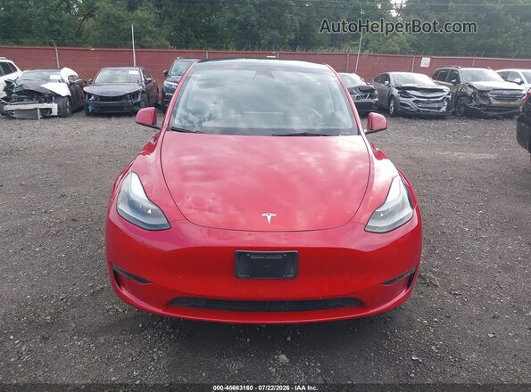 7SAYGDEF3PF773627 2023 TESLA MODEL Y Red Սարքավորումների վահանակի տեսք