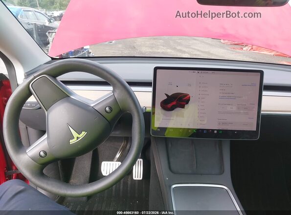 7SAYGDEF3PF773627 2023 TESLA MODEL Y Red 