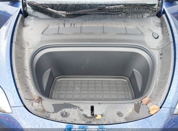 7SAYGDEF3RA268218 2024 TESLA MODEL Y Blue უკანა ხედი